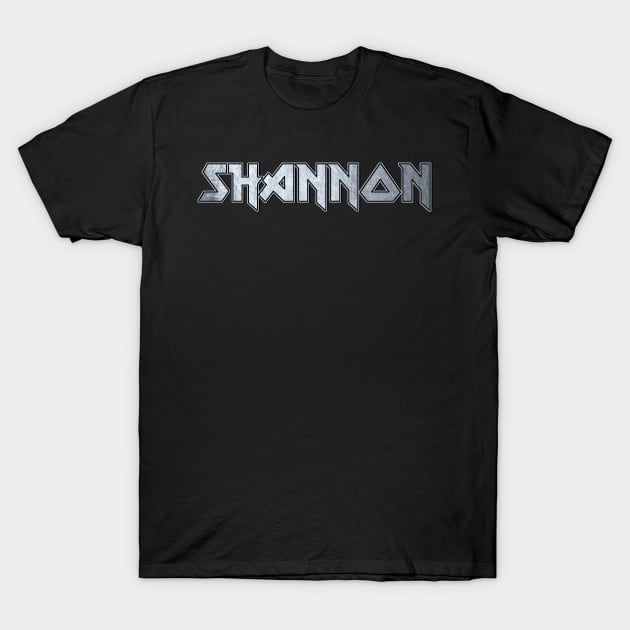 Heavy metal Shannon T-Shirt by KubikoBakhar